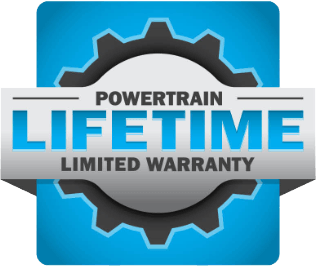 Lifetime Powertrain Warranty logo | Mankato Motor Company in Mankato MN